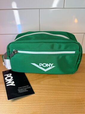 PONY Travel Collection Toiletry Bag | Green | NWT